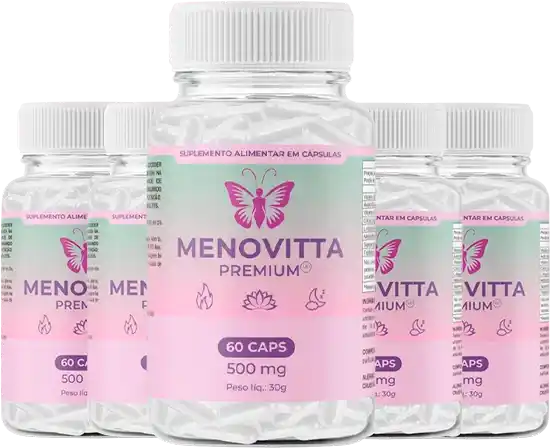 Kit Menovitta Premium 5 potes – 150 dias de tratamento